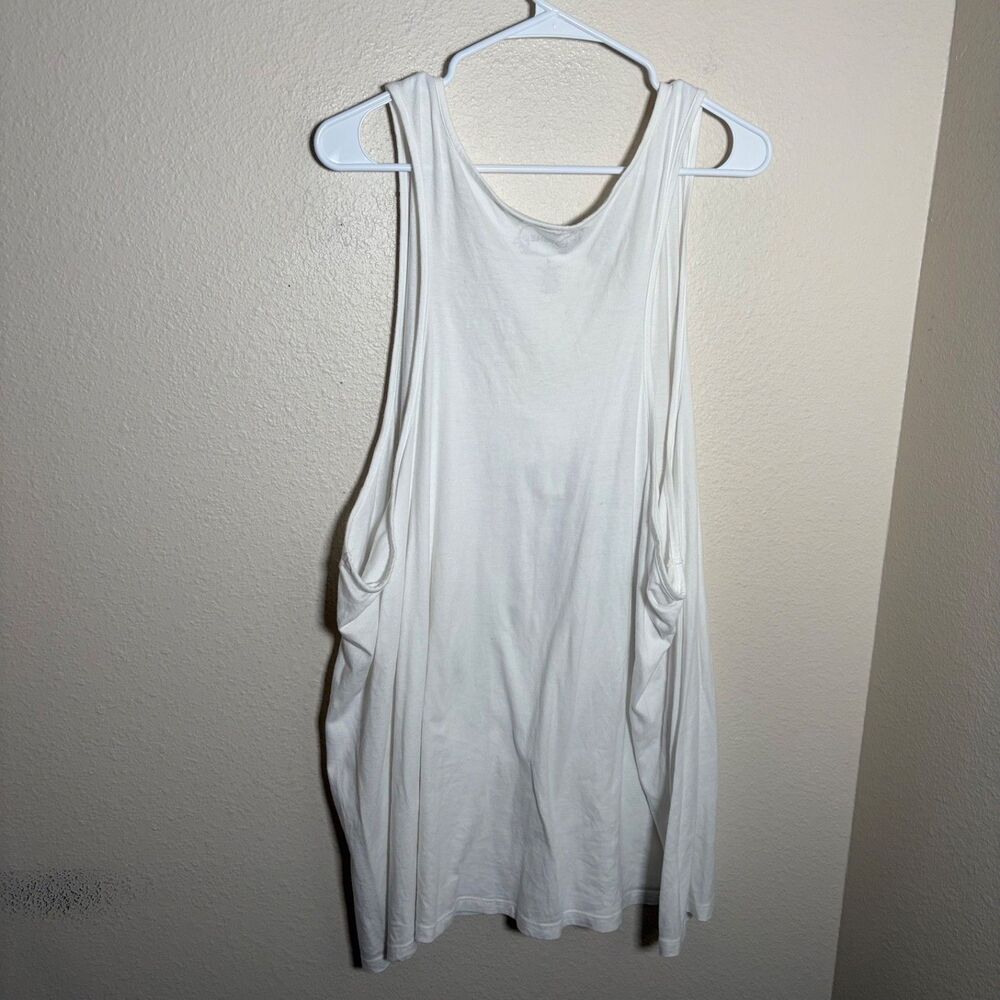 Disney Little Mermaid Tank Top Women's 4X White Sleeveless Ariel Shirt - Picture 4 of 7